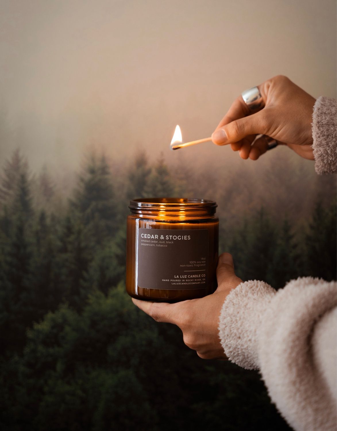 Cedar and Stogies Soy Candle