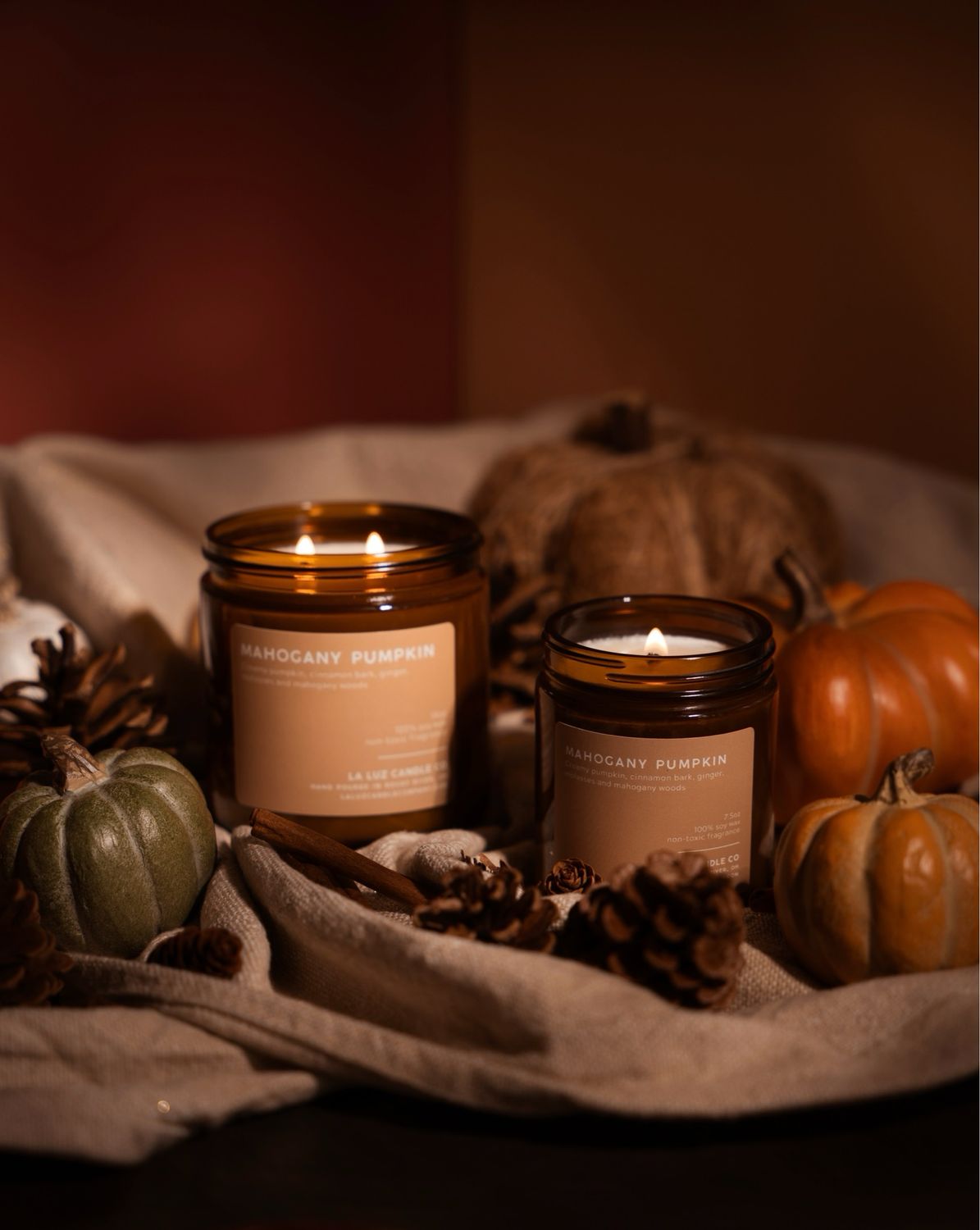 Mahogany Pumpkin Soy Candle