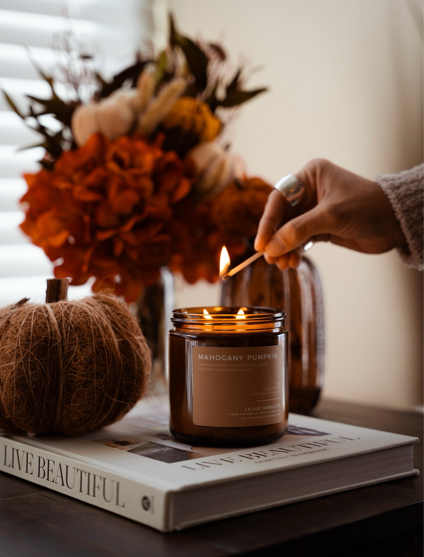 Mahogany Pumpkin Soy Candle