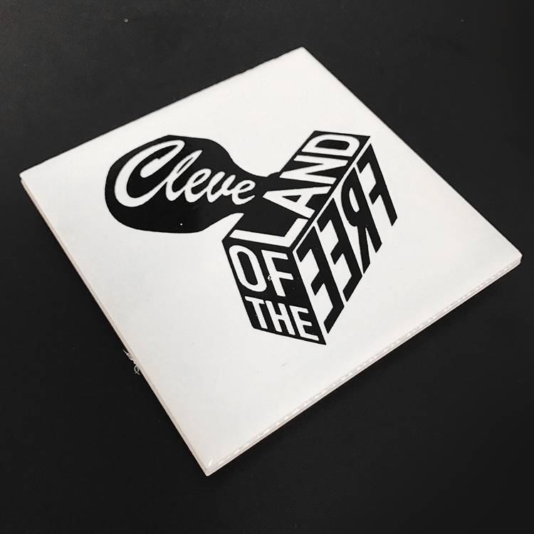 Cleveland Free Stamp Coaster