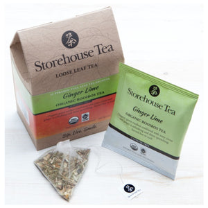 Ginger Lime Rooibos Tea Sachets