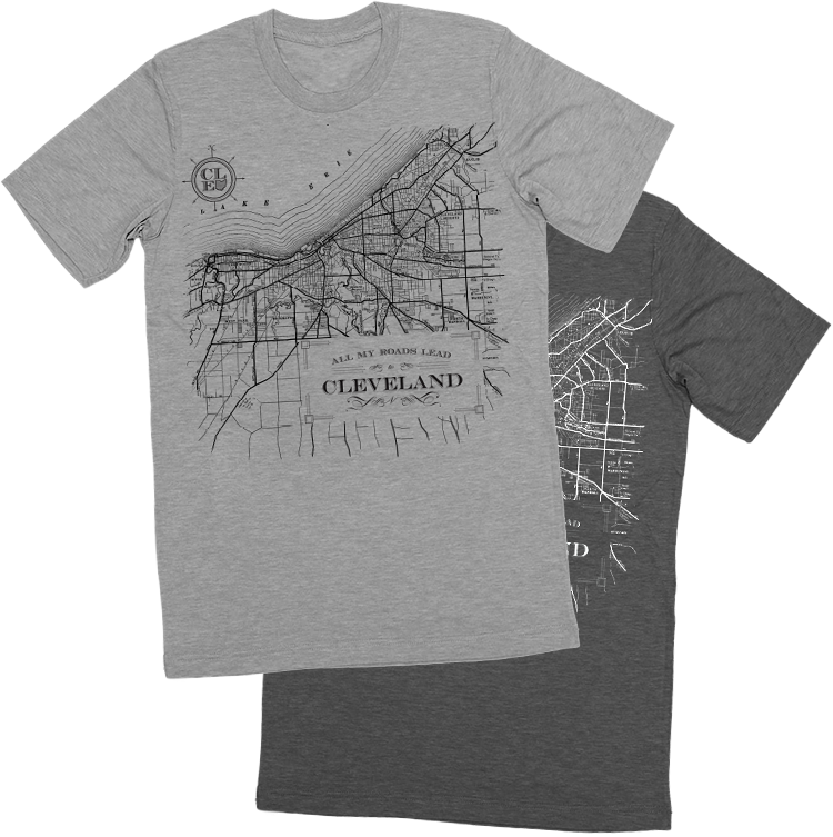 Cleveland Map T-Shirt